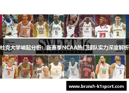 杜克大学崛起分析：新赛季NCAA热门球队实力深度解析